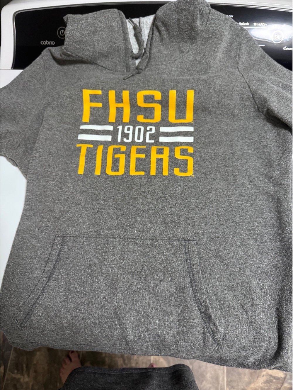 Champion Fort Hays State University Tigers Hoodie XXL Gray FHSU 1902 College